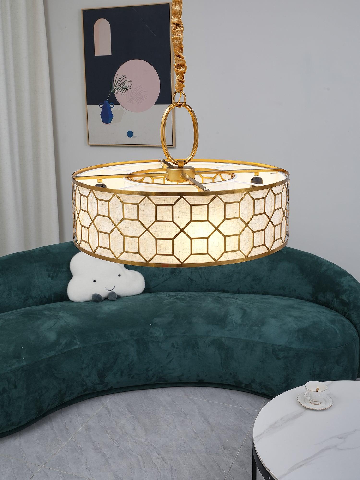 Arshaor Premium Elegance Kupferglas Pendelleuchte-Letslighting