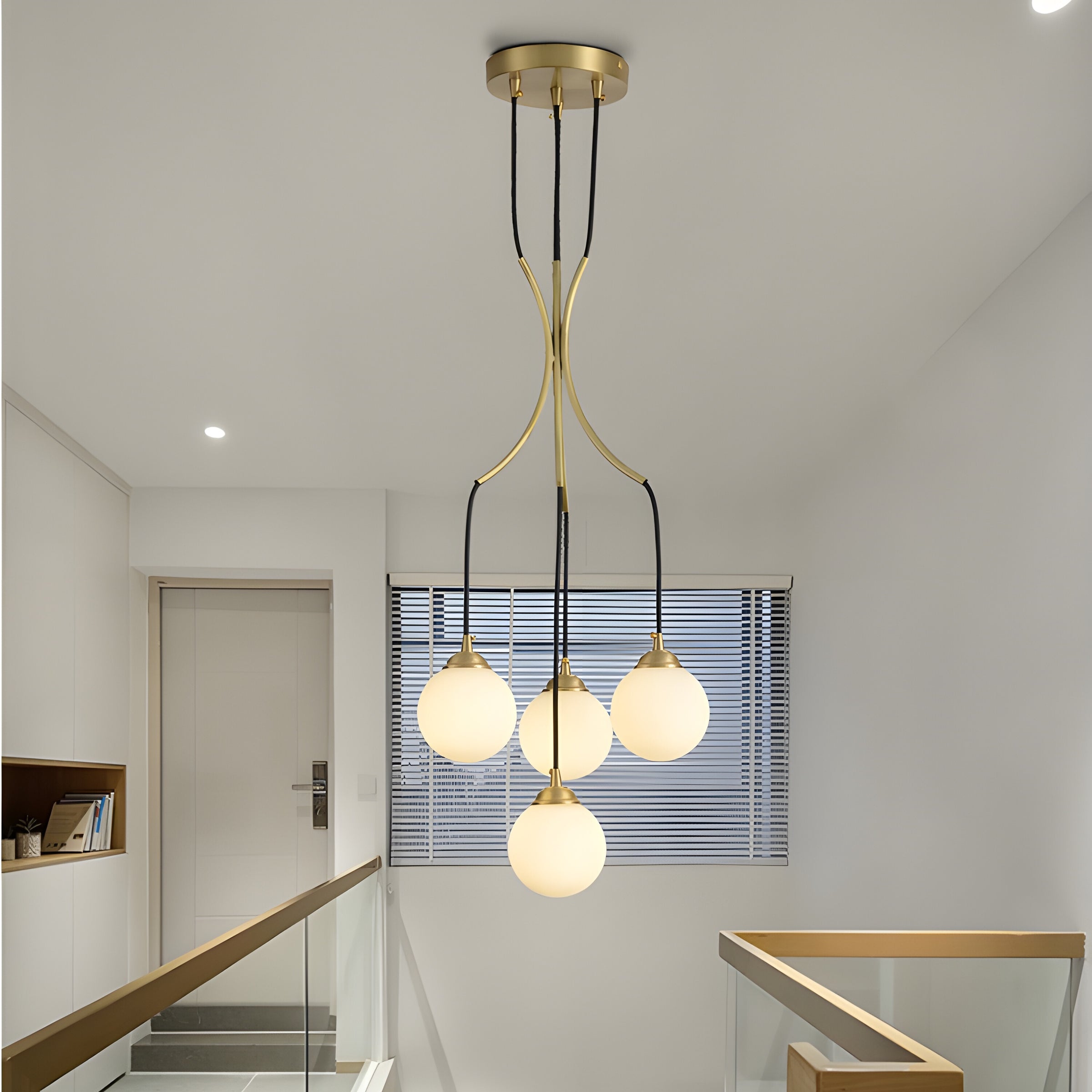 Zoe Kugeltropfen-Glaskronleuchter-Letslighting