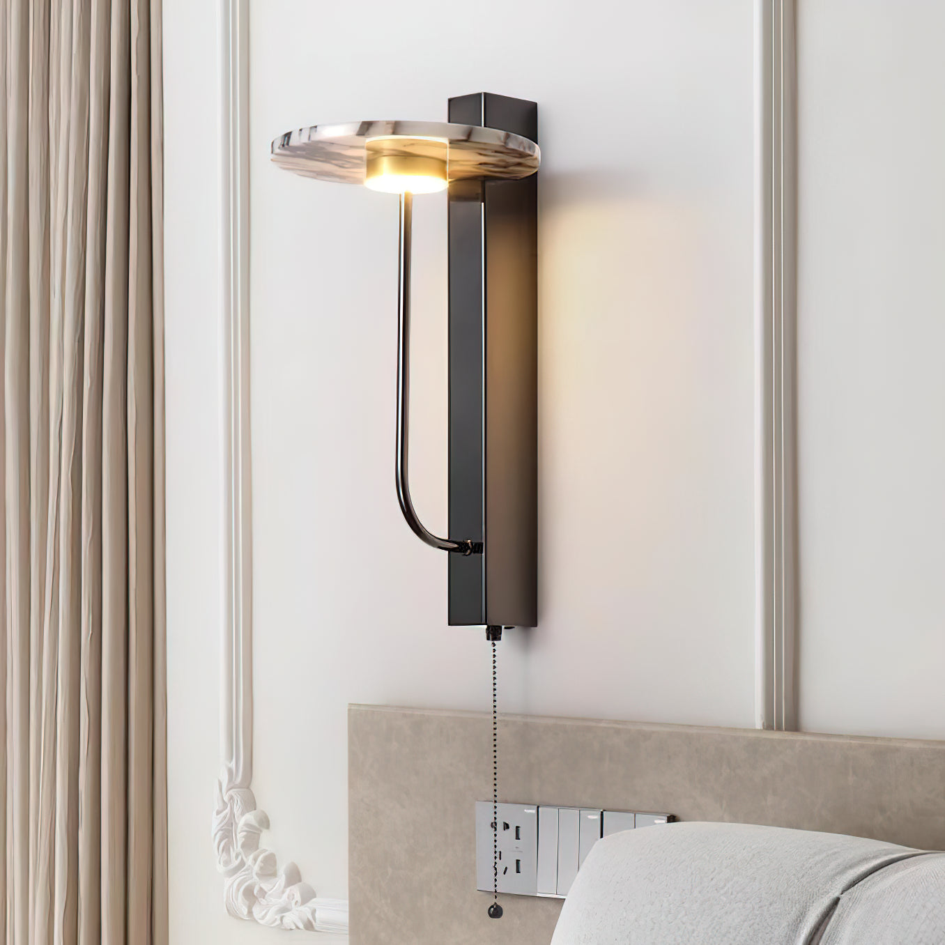 Aevuvyn Modern Minimalist Marble Wall Lamp - Letslighting