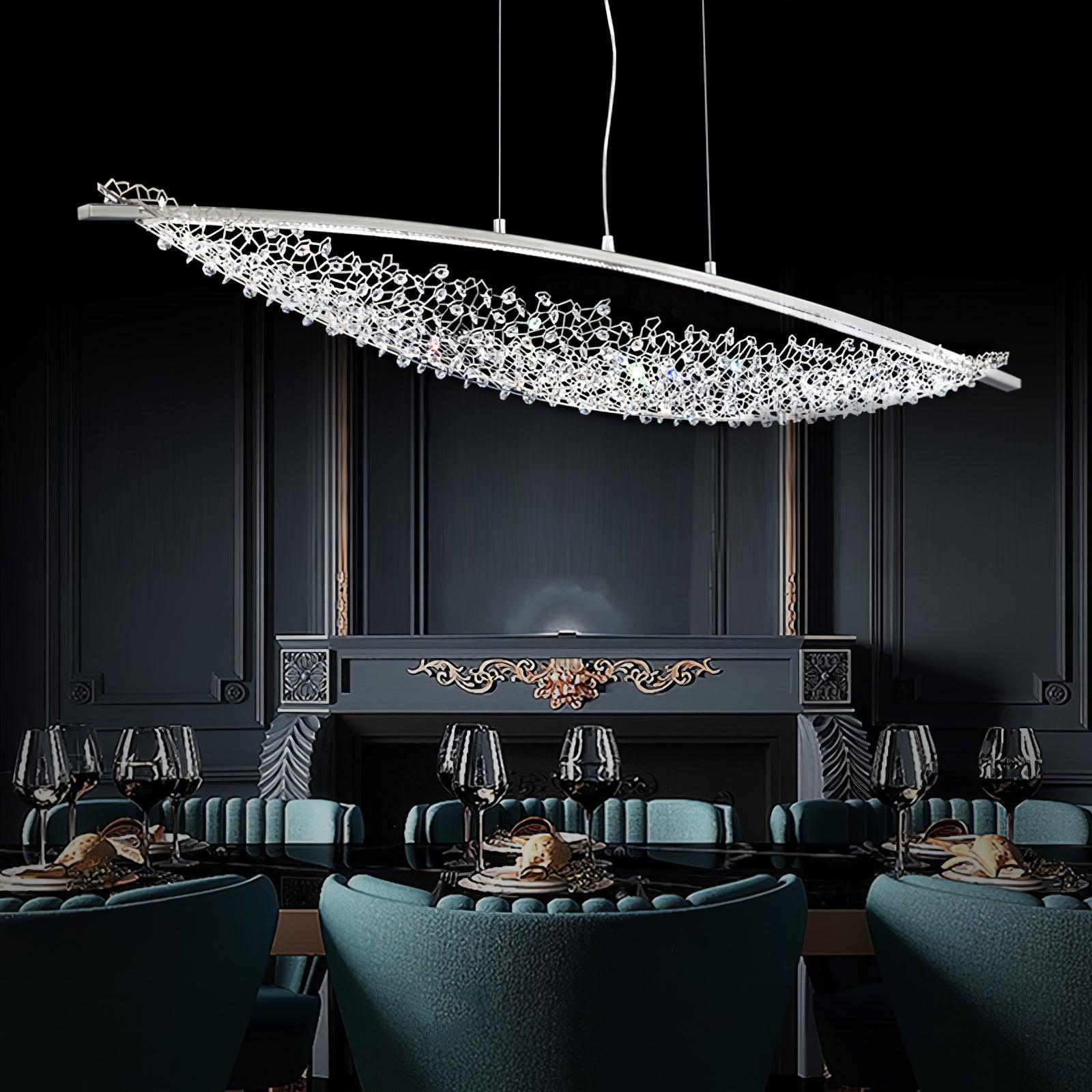 Elvarin Kristall Pendelleuchte-Letslighting