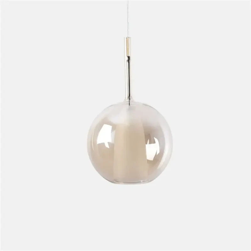 Valentina Modern Sphere LED Pendelleuchte Glas Esszimmer Bar