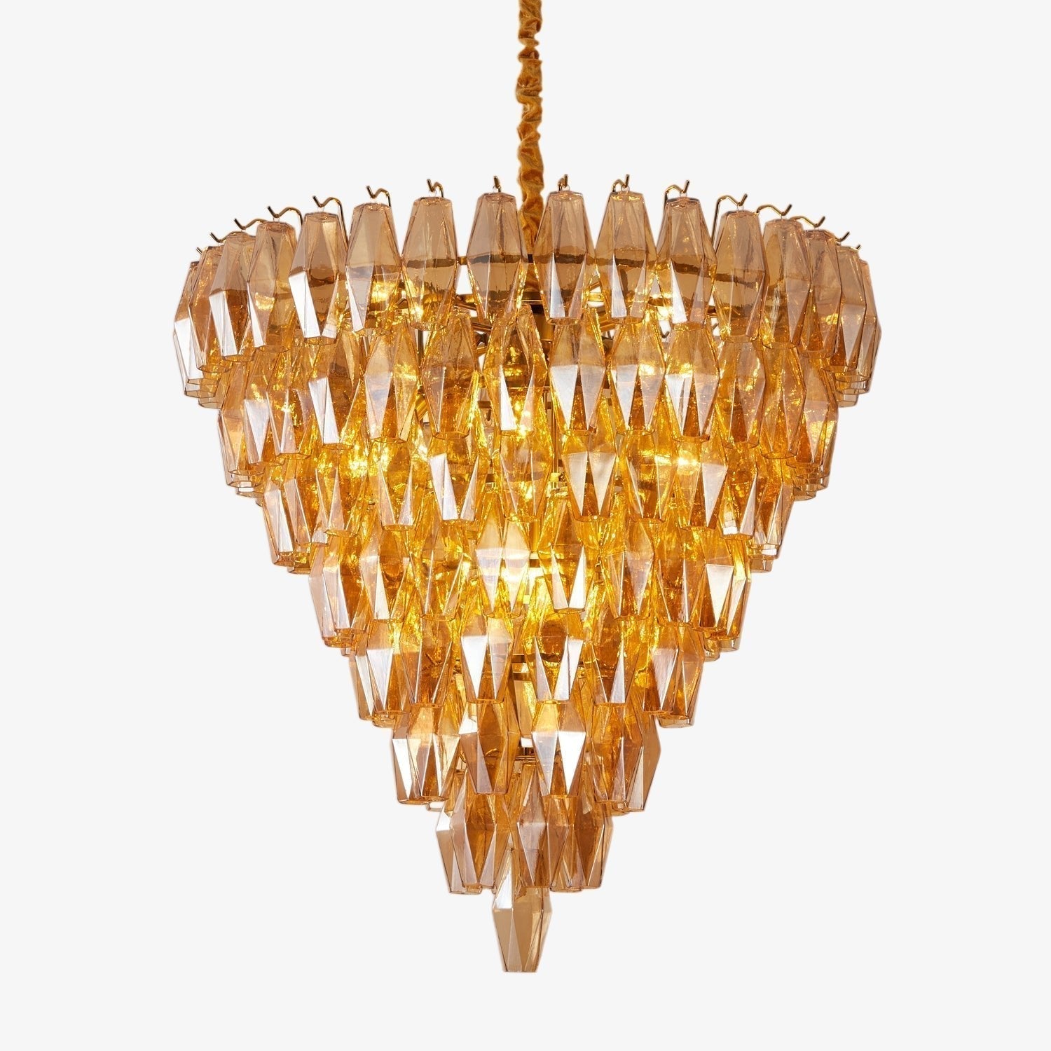 Aurora Chandelier Amber Empire Prism - Neutralighting