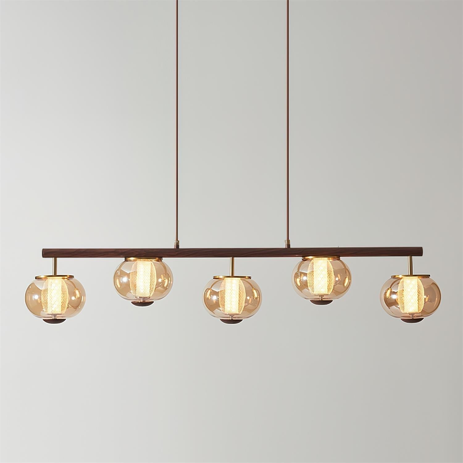 Faylen Lineare Moderne Pendelleuchte aus Glas-Letslighting