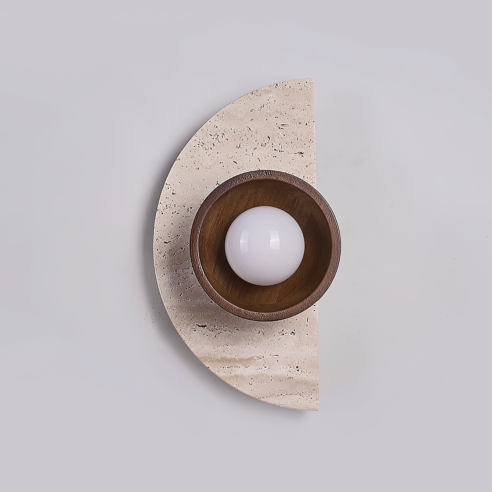 Dvaluvyi Individual Creativity Travertine Wall Lamp - Letslighting