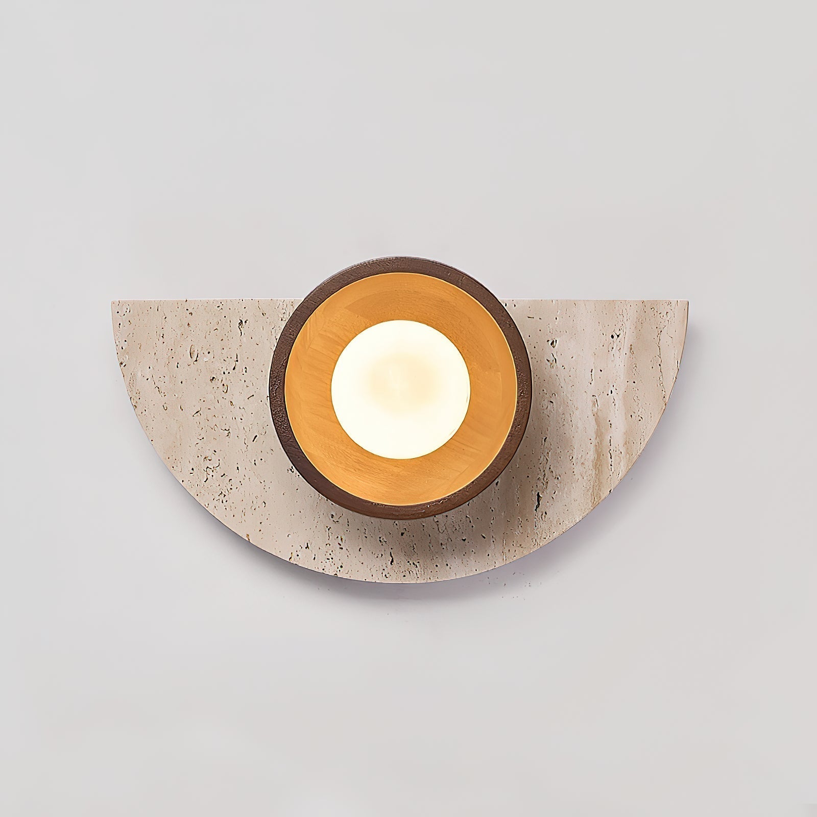 Dvaluvyi Individual Creativity Travertine Wall Lamp - Letslighting