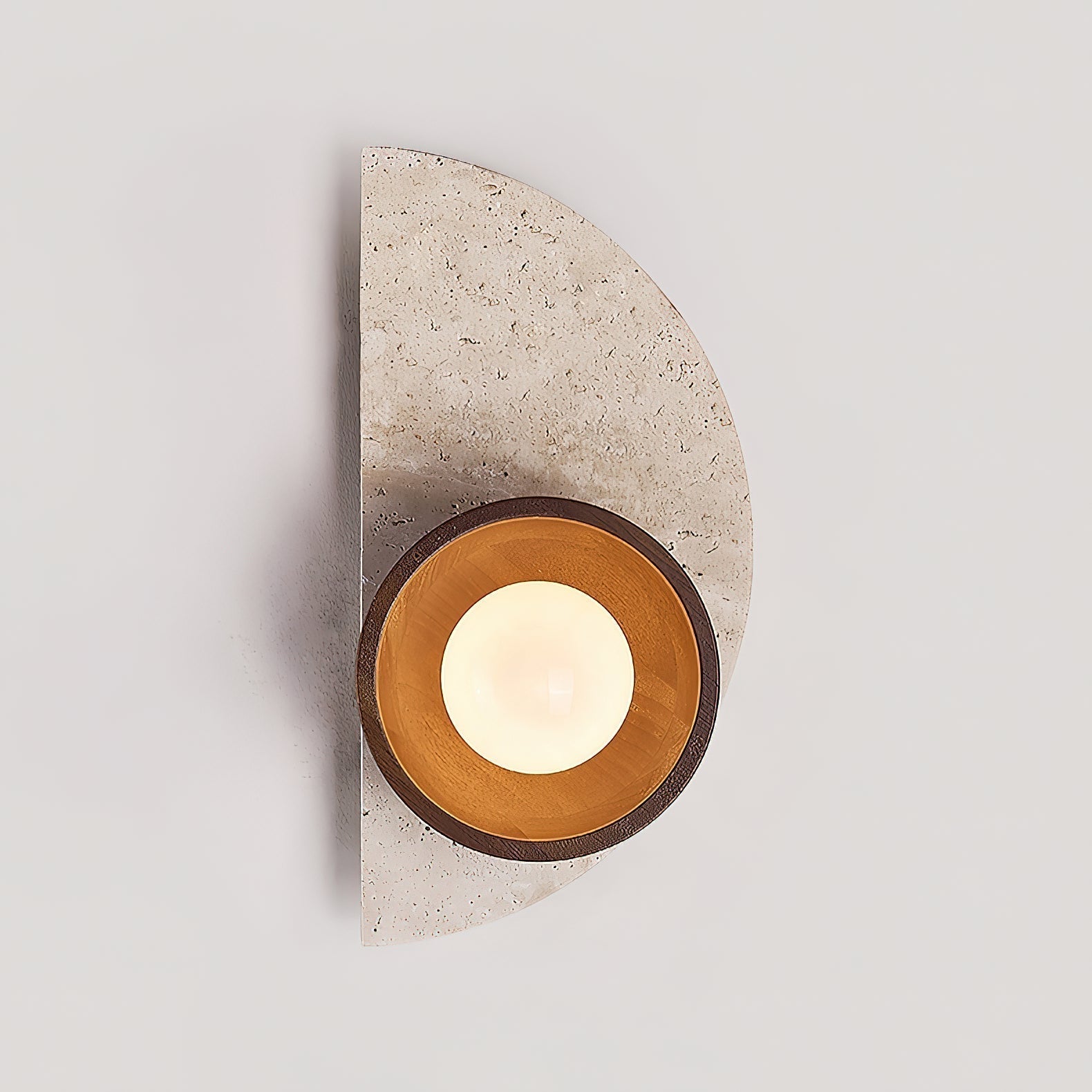 Dvaluvyi Individual Creativity Travertine Wall Lamp - Letslighting