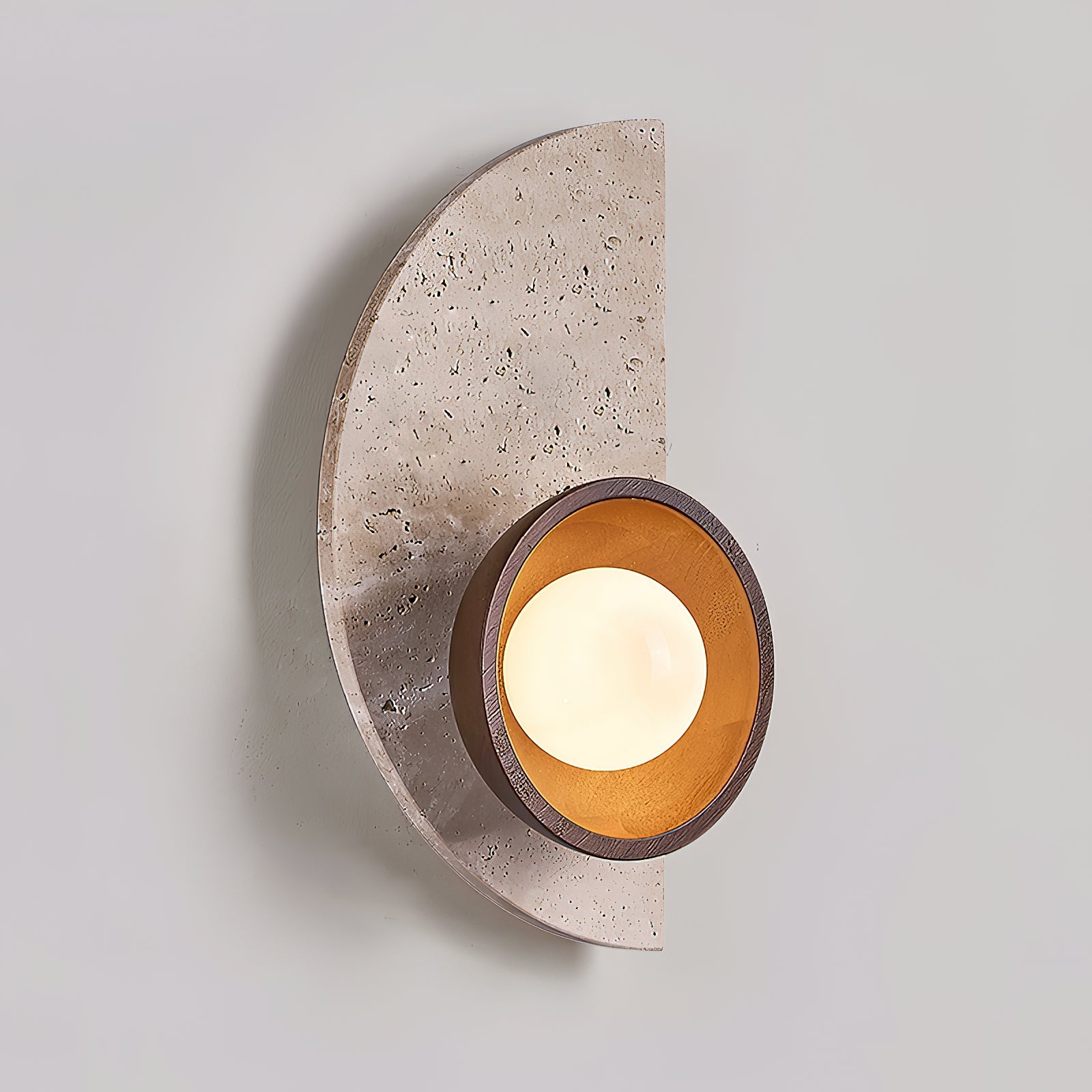 Dvaluvyi Individual Creativity Travertine Wall Lamp - Letslighting