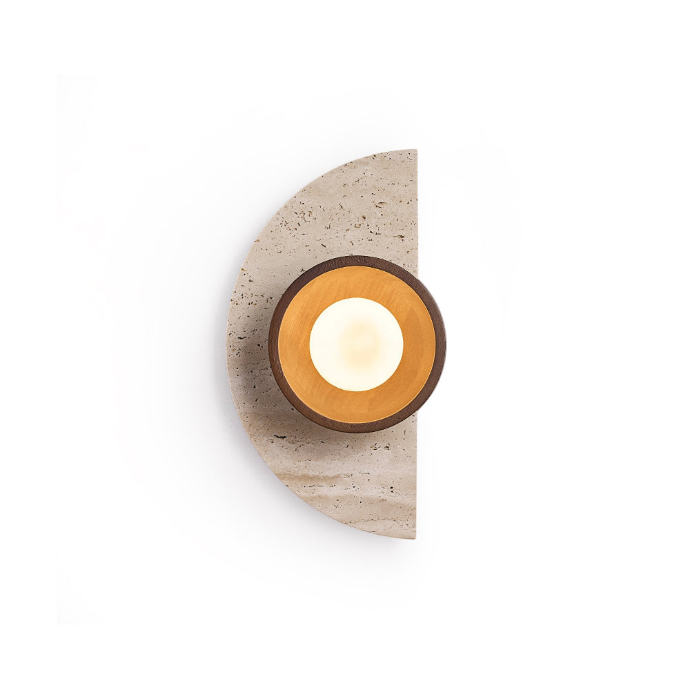 Dvaluvyi Individual Creativity Travertine Wall Lamp - Letslighting