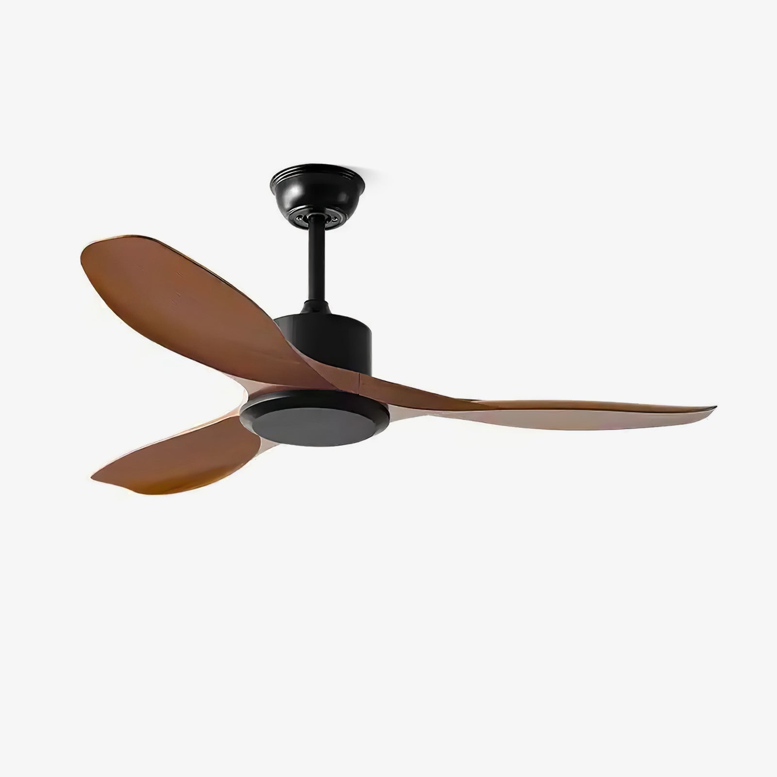 Meren Minimalistischer Deckenventilator aus Holz in einem Schlafzimmer