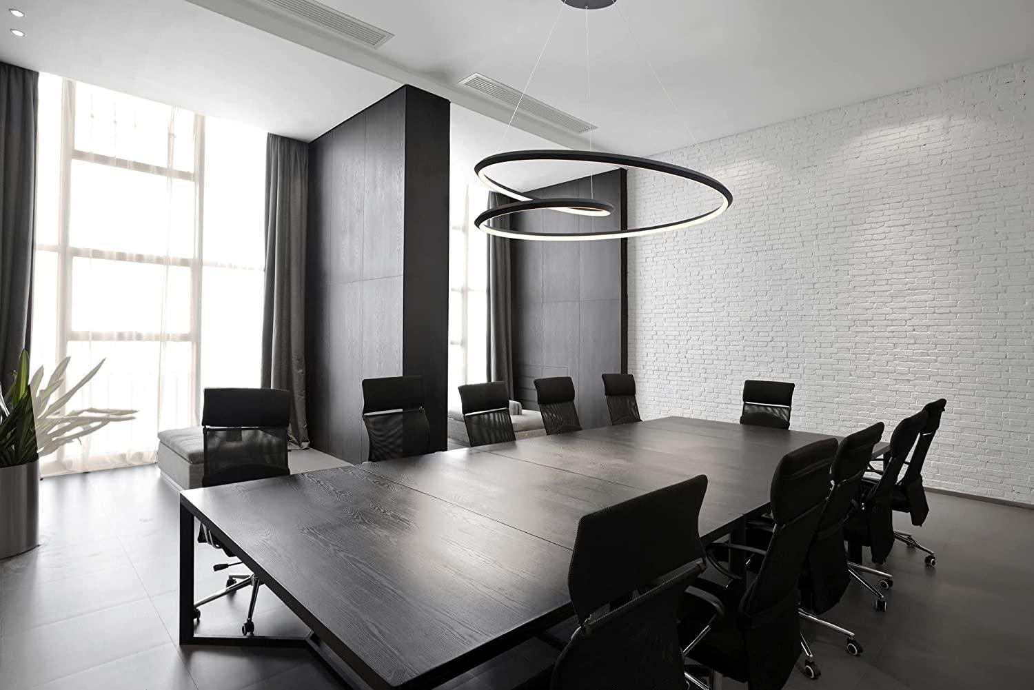 Lustra Kronleuchter Gold Aluminium Opal Glas-Letslighting
