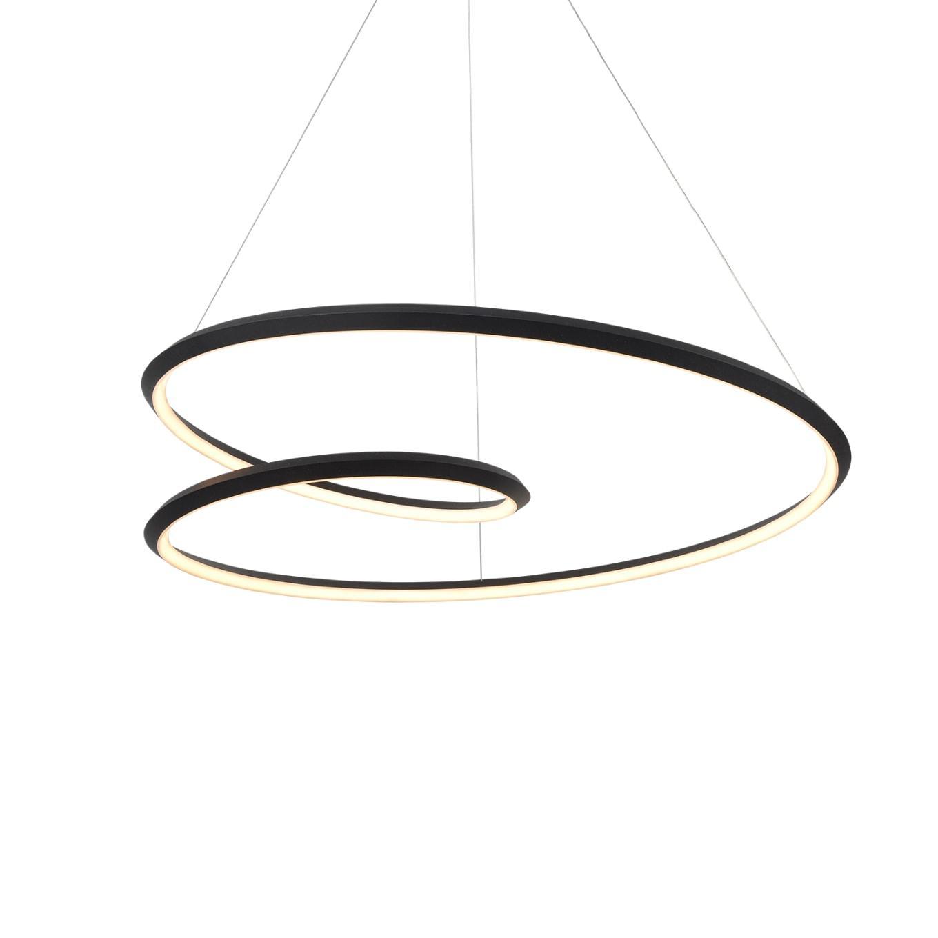 Lustra Kronleuchter Gold Aluminium Opal Glas-Letslighting