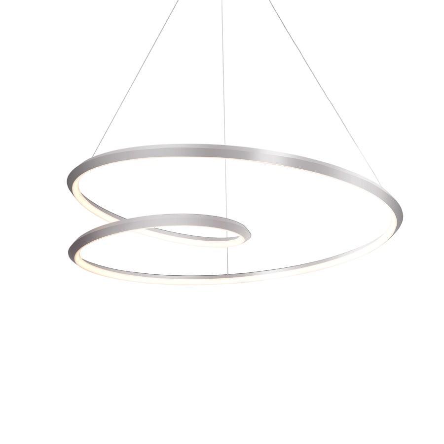 Lustra Kronleuchter Gold Aluminium Opal Glas-Letslighting