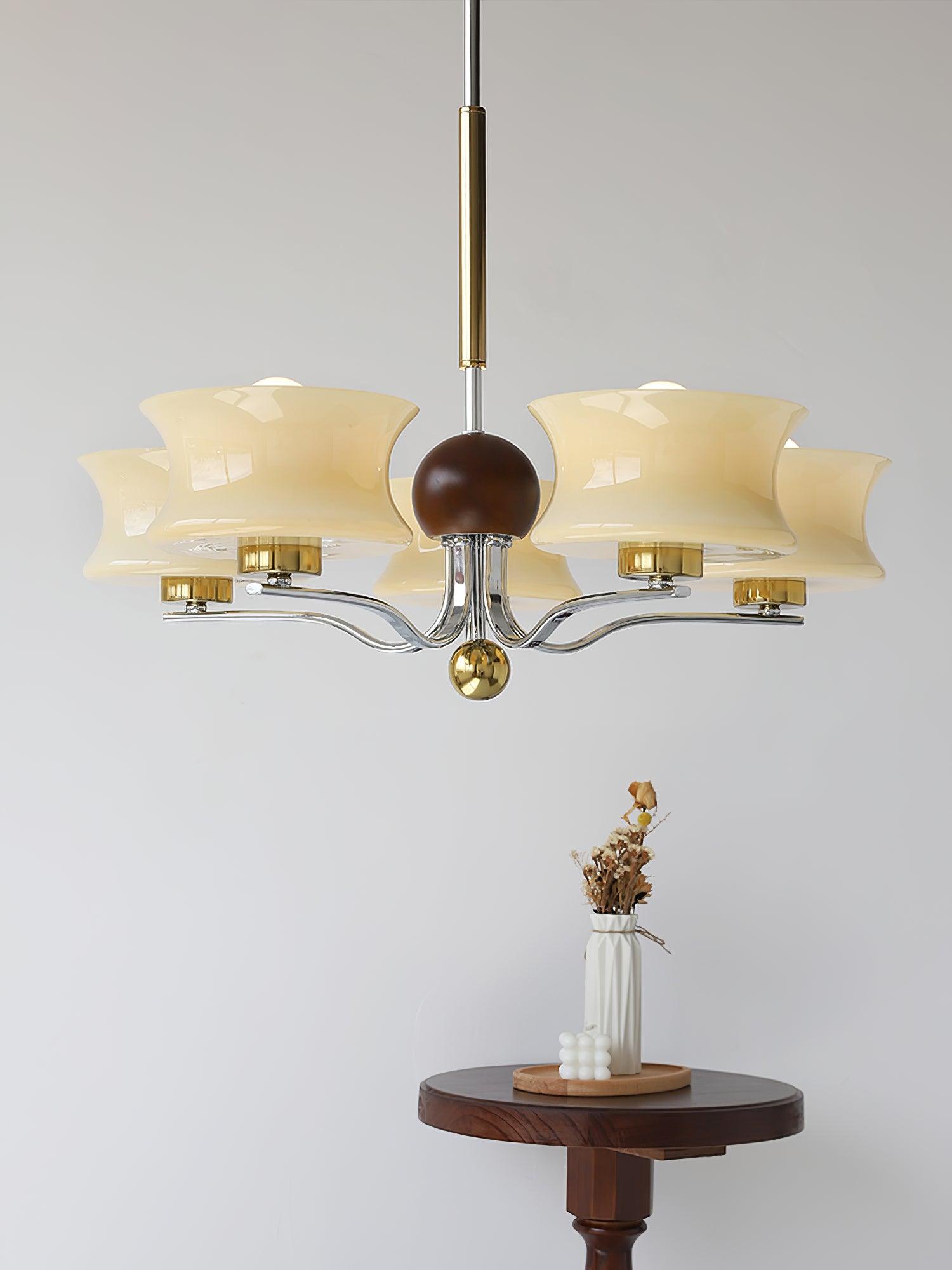 Celeste Eleganter Glas-Kronleuchter-Letslighting
