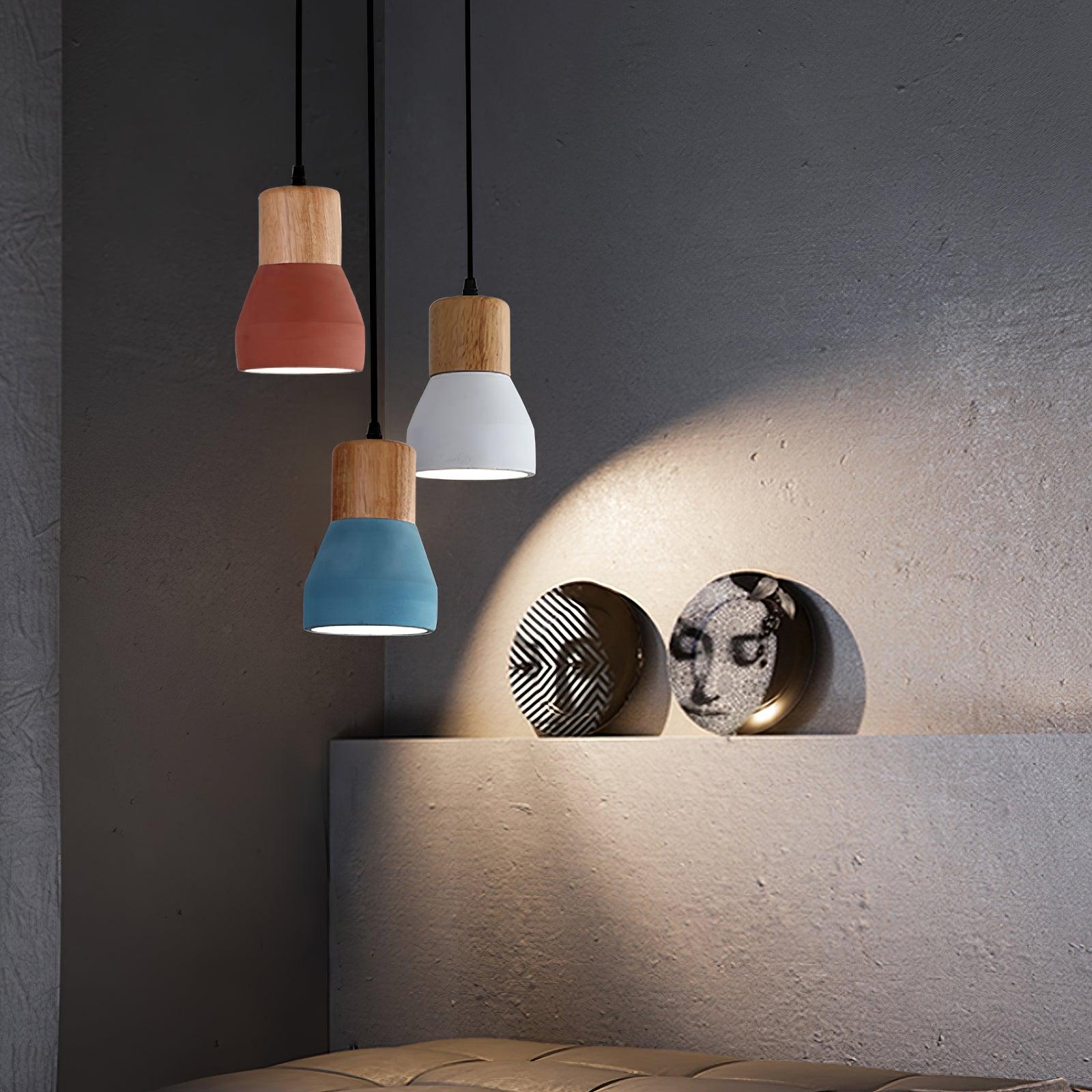 Concretis Industriell Zement Pendelleuchte-Letslighting