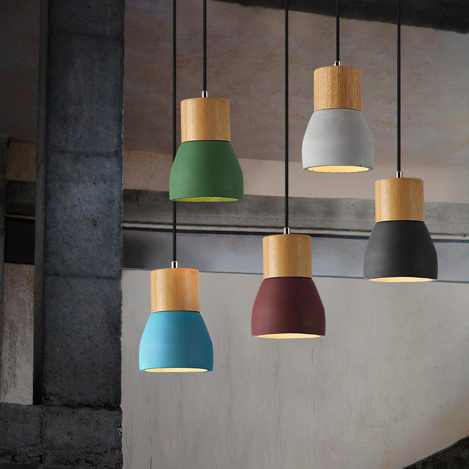 Concretis Industriell Zement Pendelleuchte-Letslighting