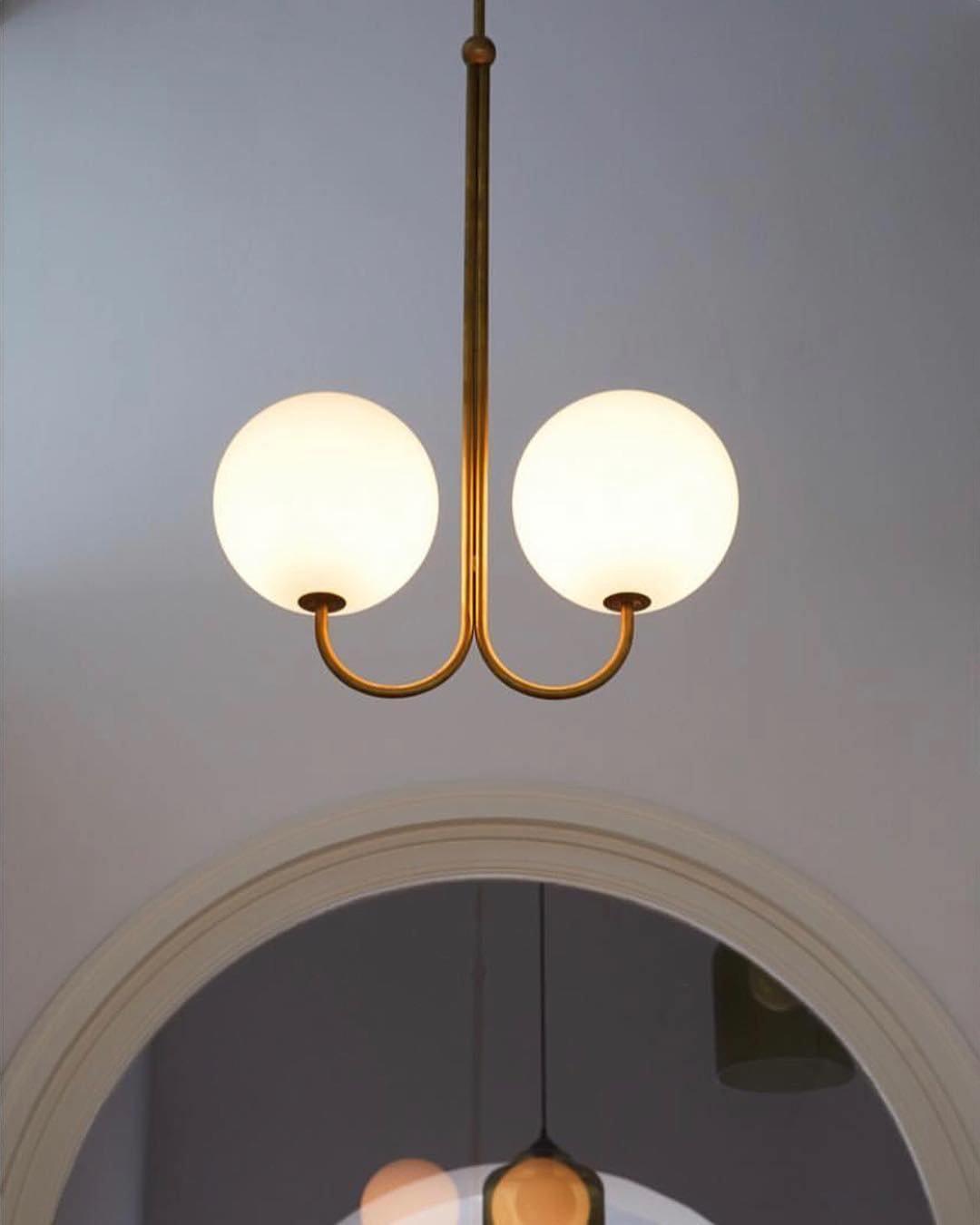 Mirelent Elegante Hängeleuchte aus Metall und Glas-Letslighting
