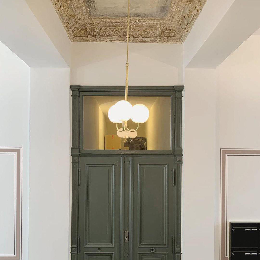 Mirelent Elegante Hängeleuchte aus Metall und Glas-Letslighting