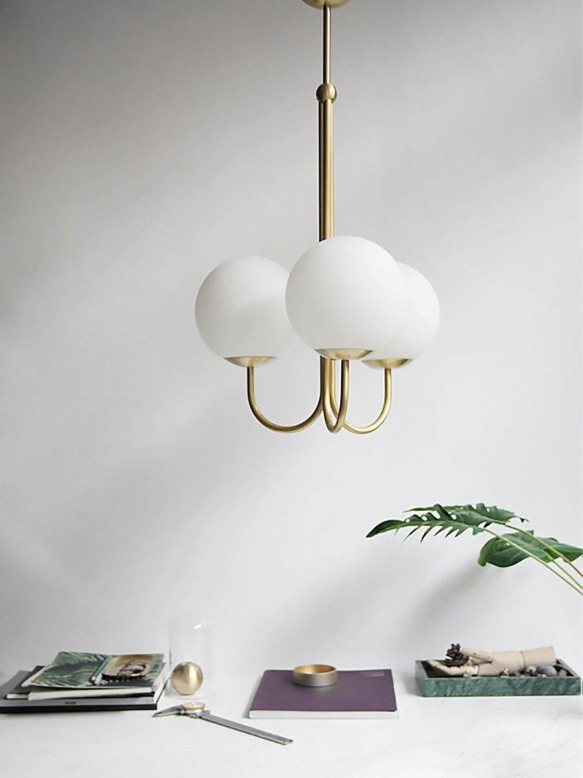 Mirelent Elegante Hängeleuchte aus Metall und Glas-Letslighting