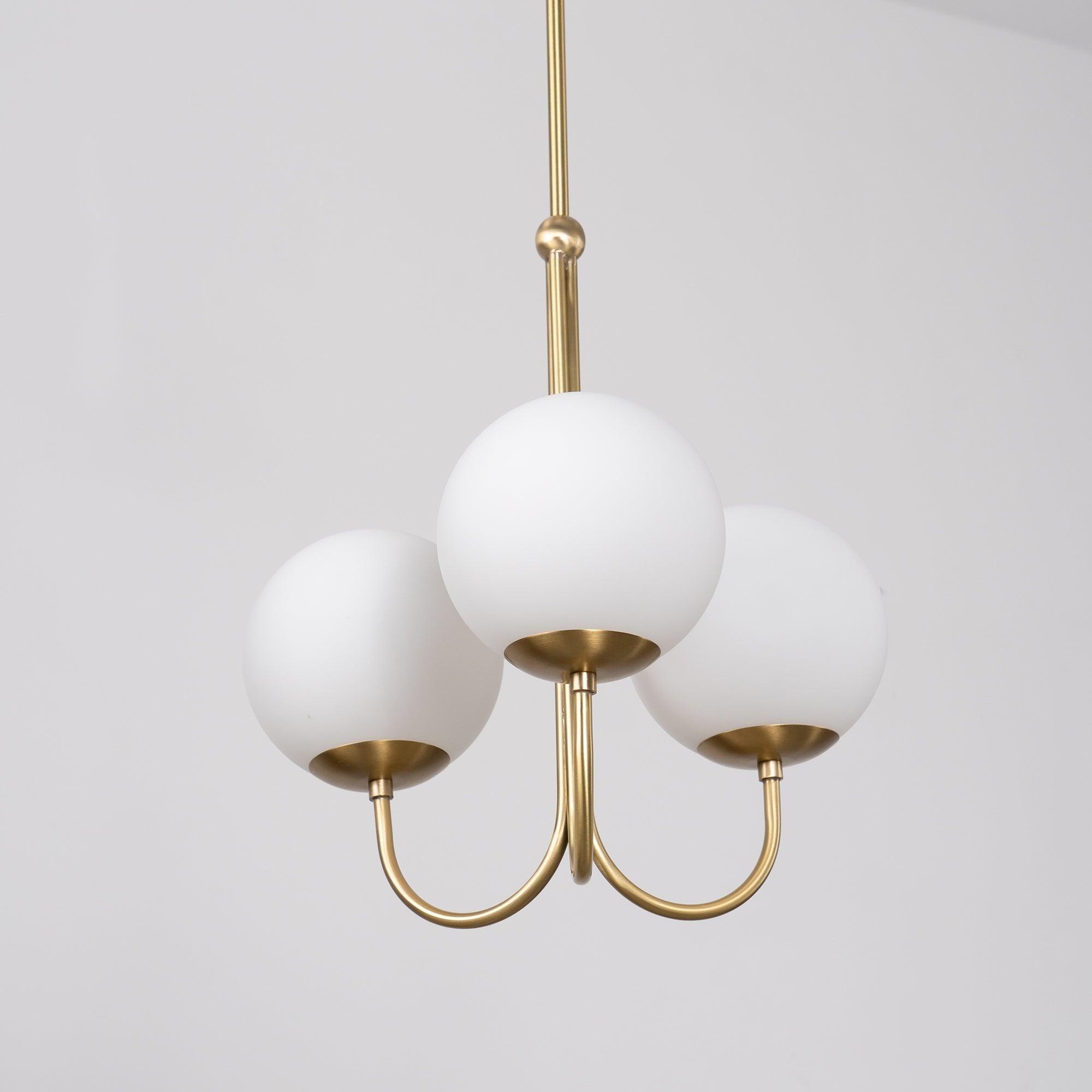 Mirelent Elegante Hängeleuchte aus Metall und Glas-Letslighting