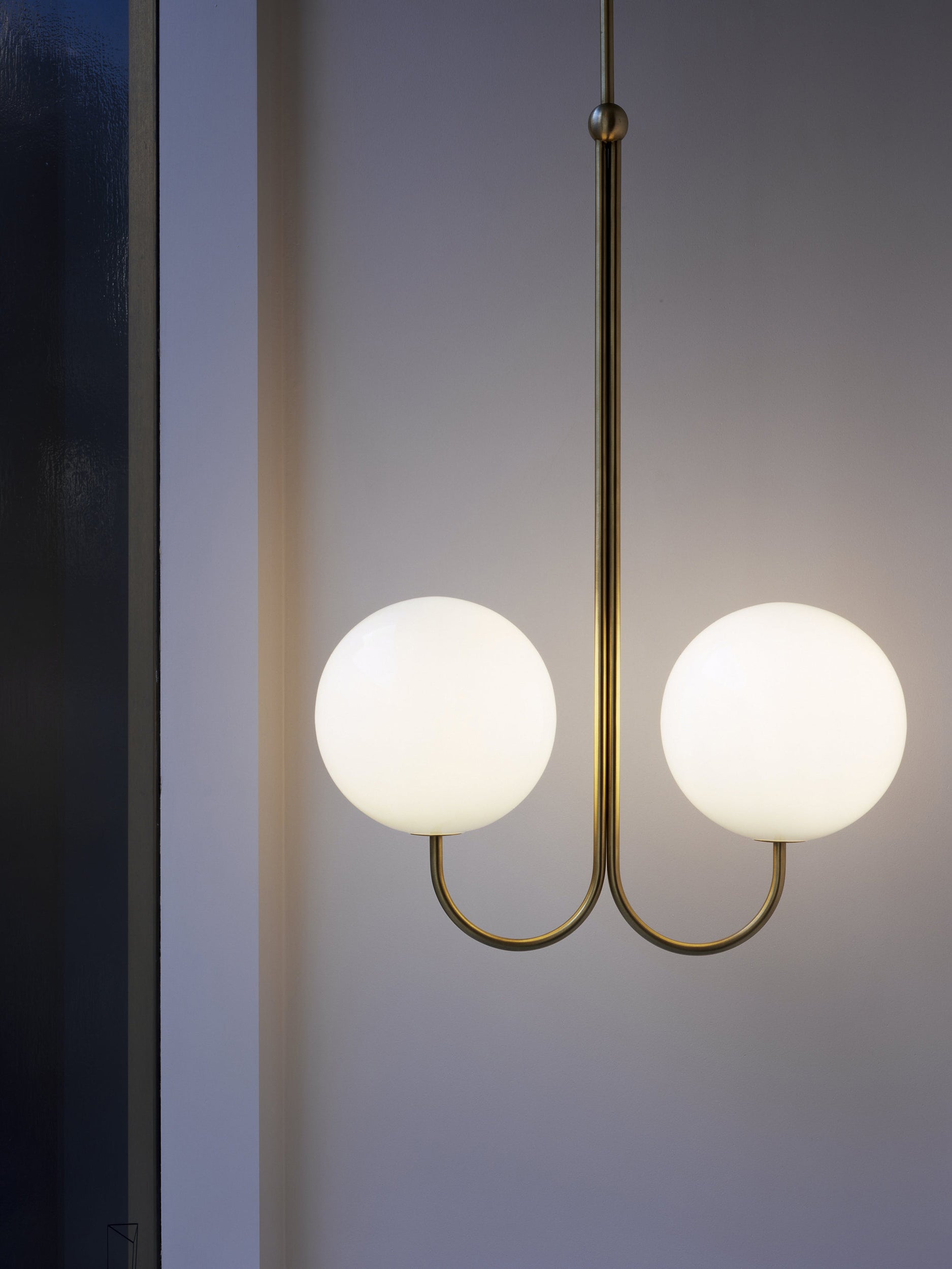 Mirelent Elegante Hängeleuchte aus Metall und Glas-Letslighting
