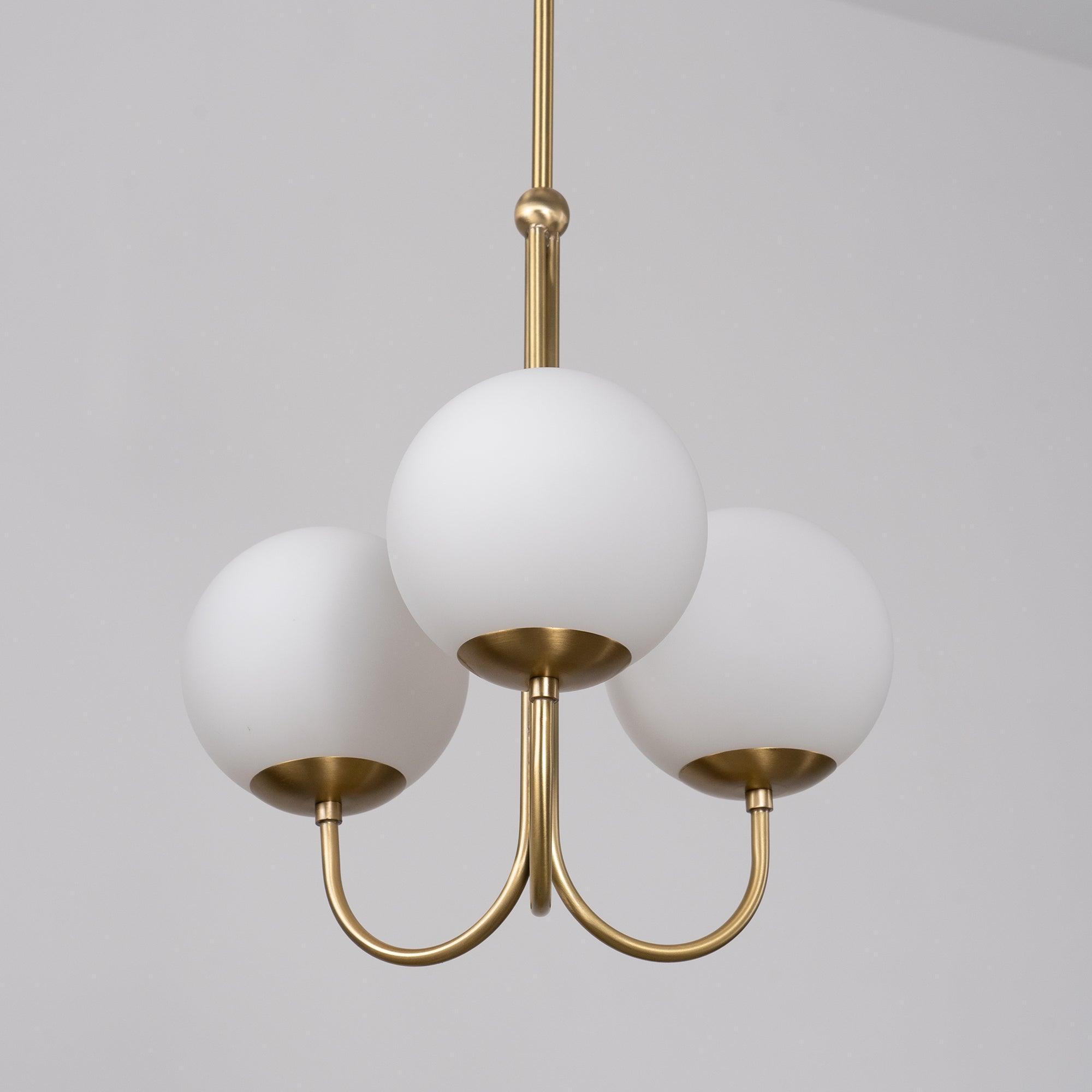 Mirelent Elegante Hängeleuchte aus Metall und Glas-Letslighting