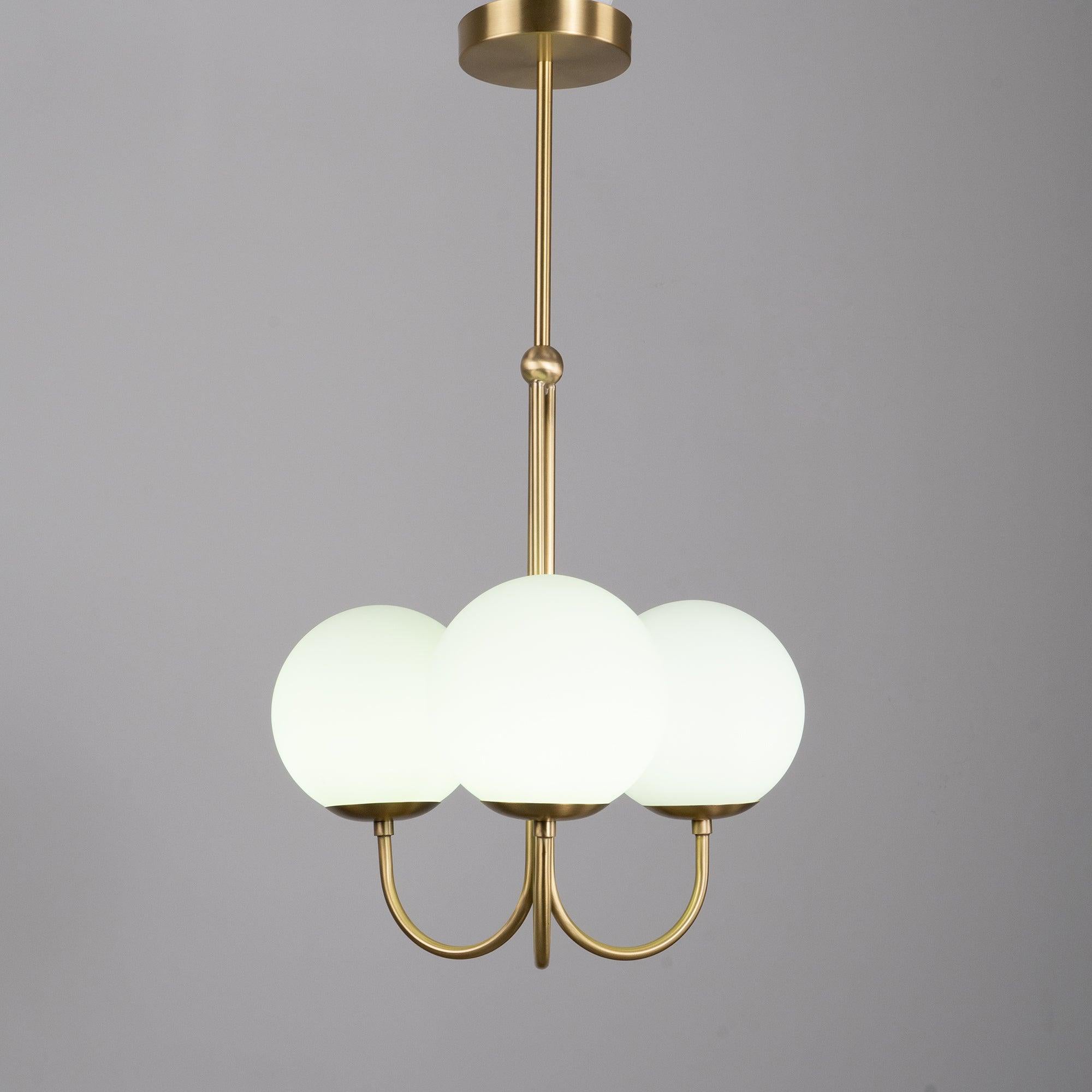 Mirelent Elegante Hängeleuchte aus Metall und Glas-Letslighting