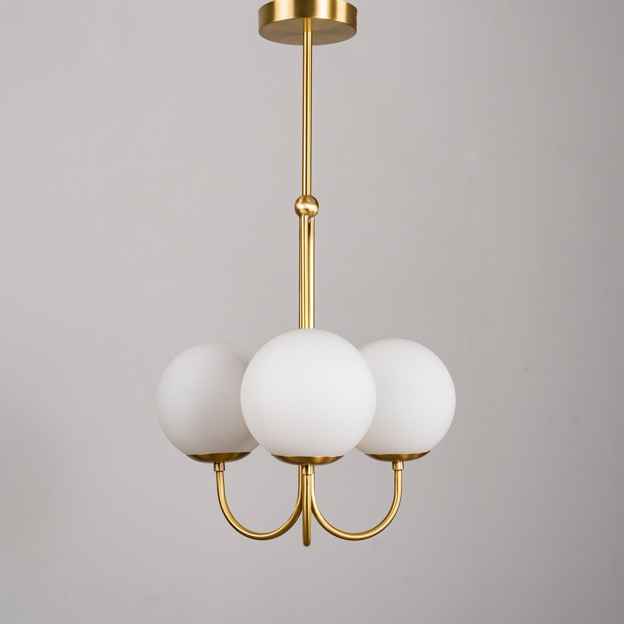 Mirelent Elegante Hängeleuchte aus Metall und Glas-Letslighting