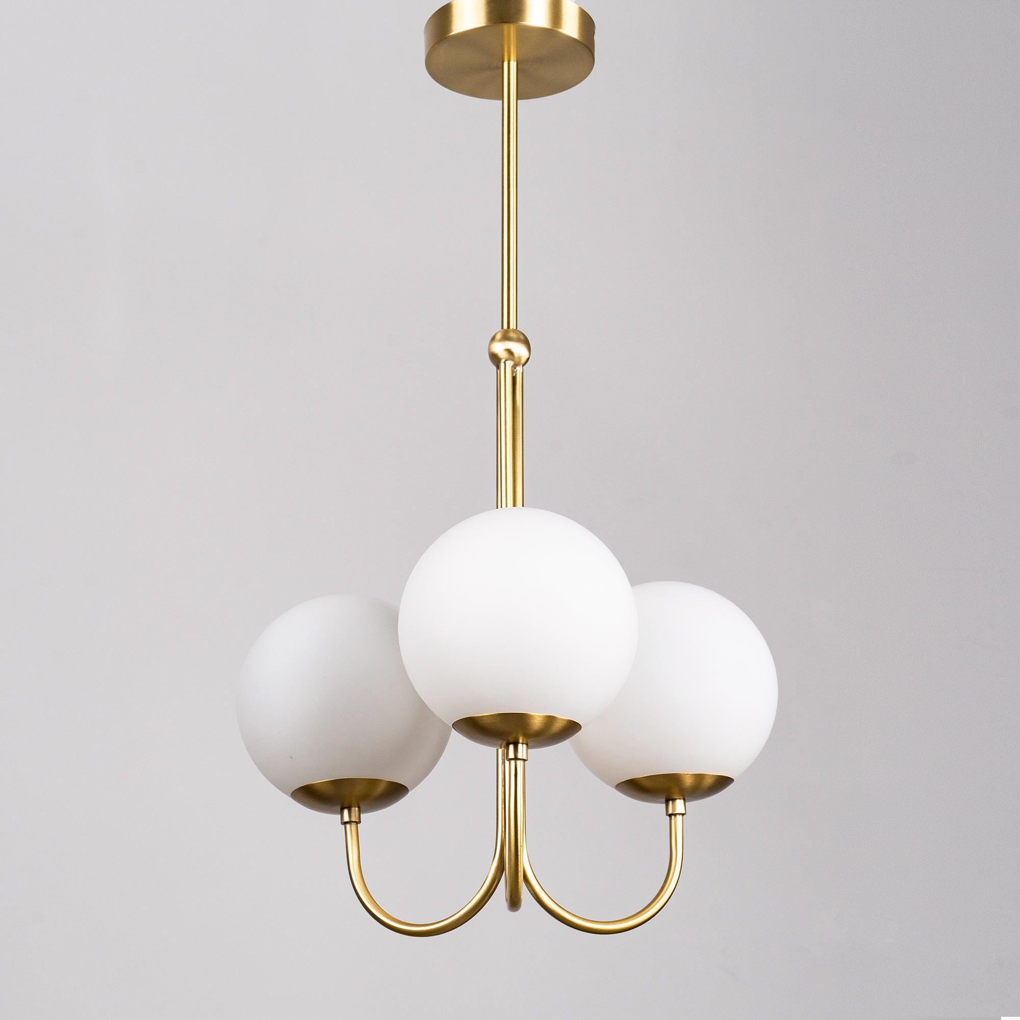 Mirelent Elegante Hängeleuchte aus Metall und Glas-Letslighting