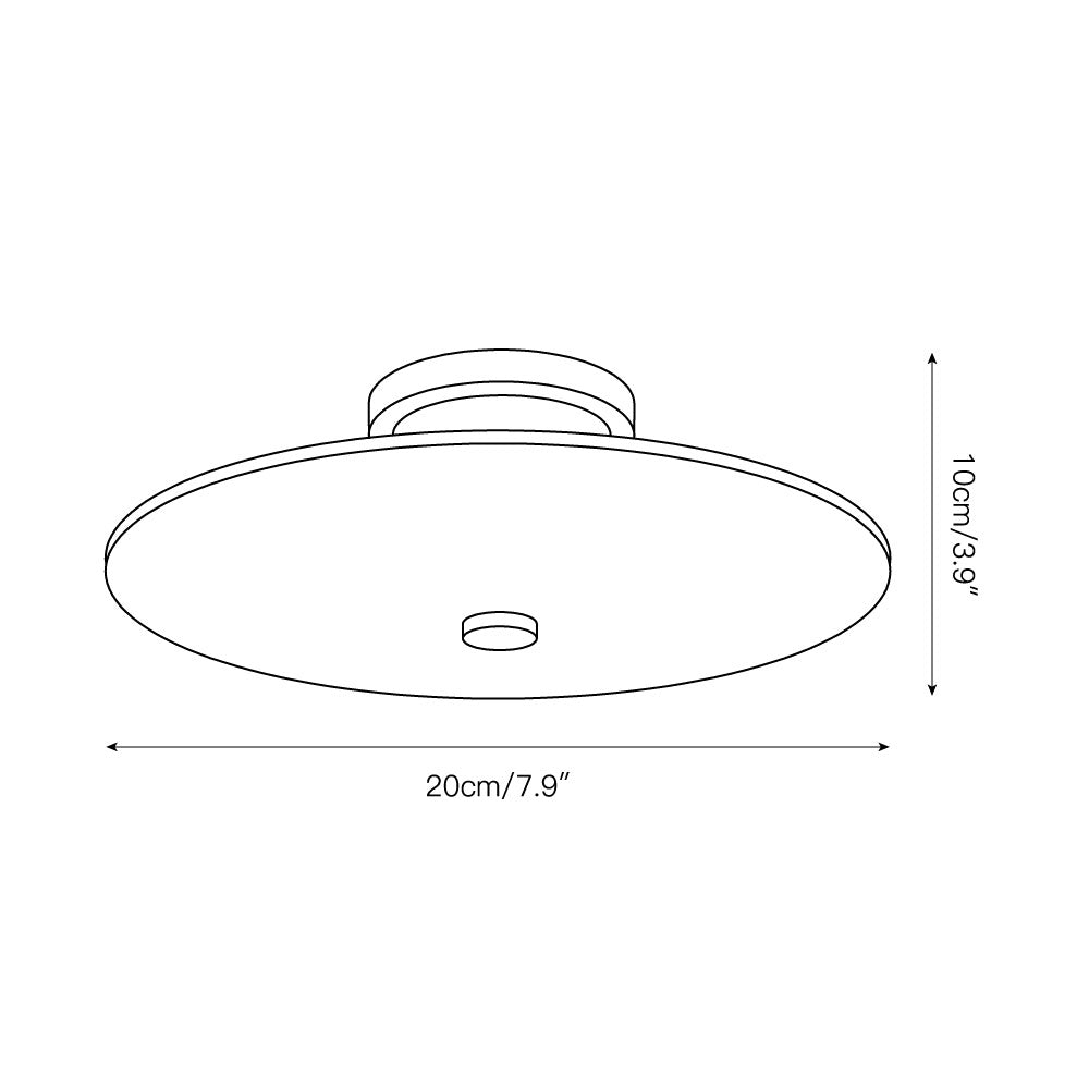 Jarnbruvyn Modern Brass Alabaster Metal Ceiling Lamp - Letslighting