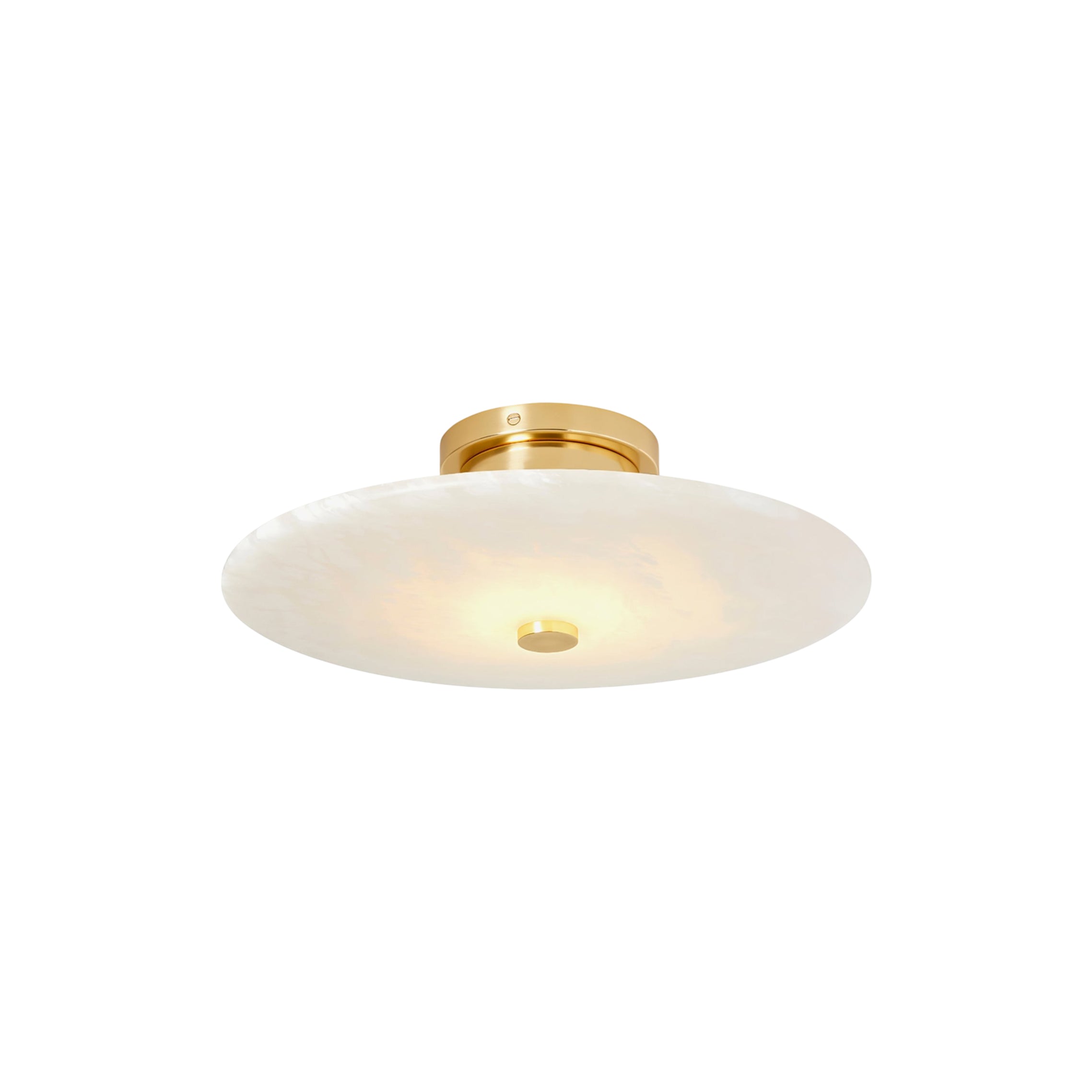 Jarnbruvyn Modern Brass Alabaster Metal Ceiling Lamp - Letslighting
