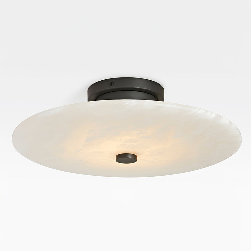 Jarnbruvyn Modern Brass Alabaster Metal Ceiling Lamp - Letslighting