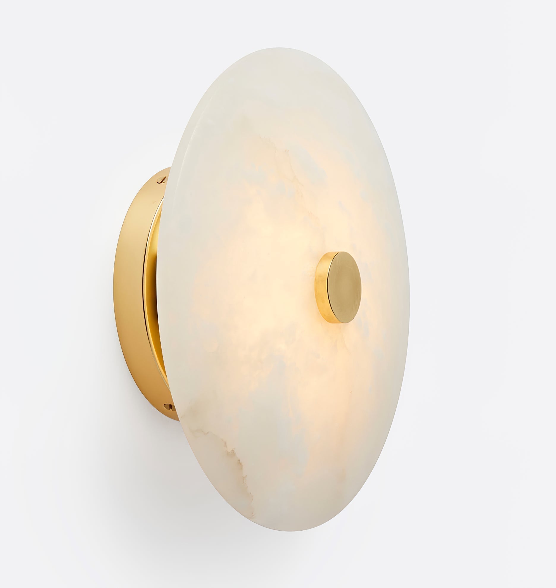 Jarnbruvyn Modern Brass Alabaster Metal Ceiling Lamp - Letslighting
