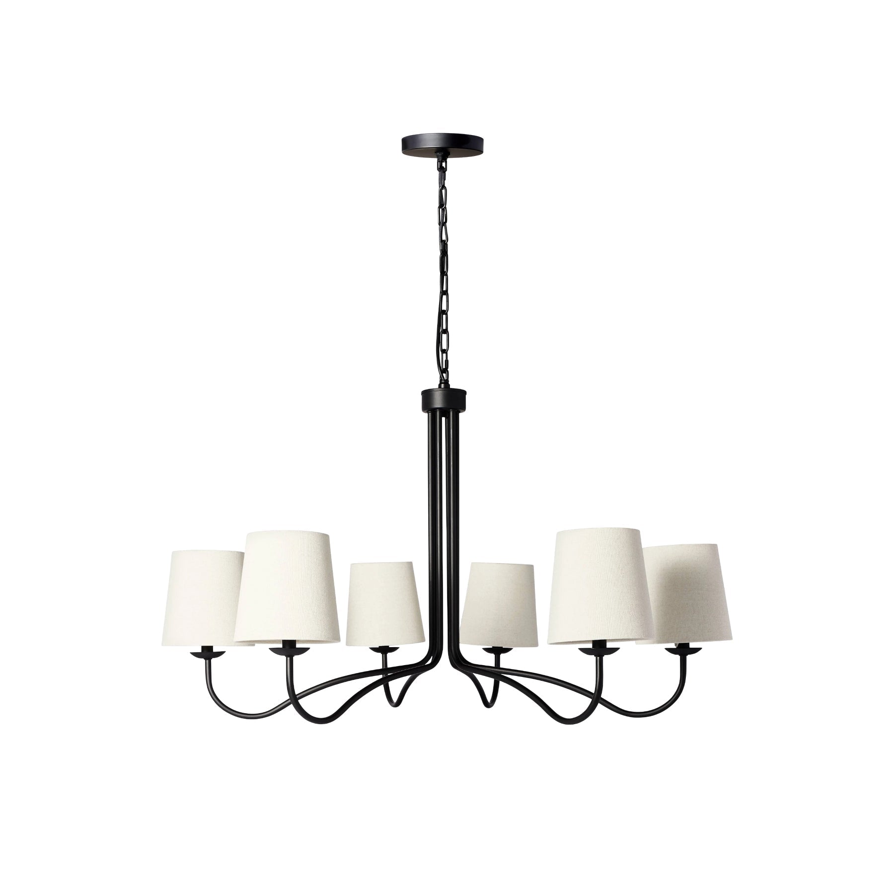 Kvennuvyn Eleganter Vintage-Stoff-Kronleuchter-Letslighting