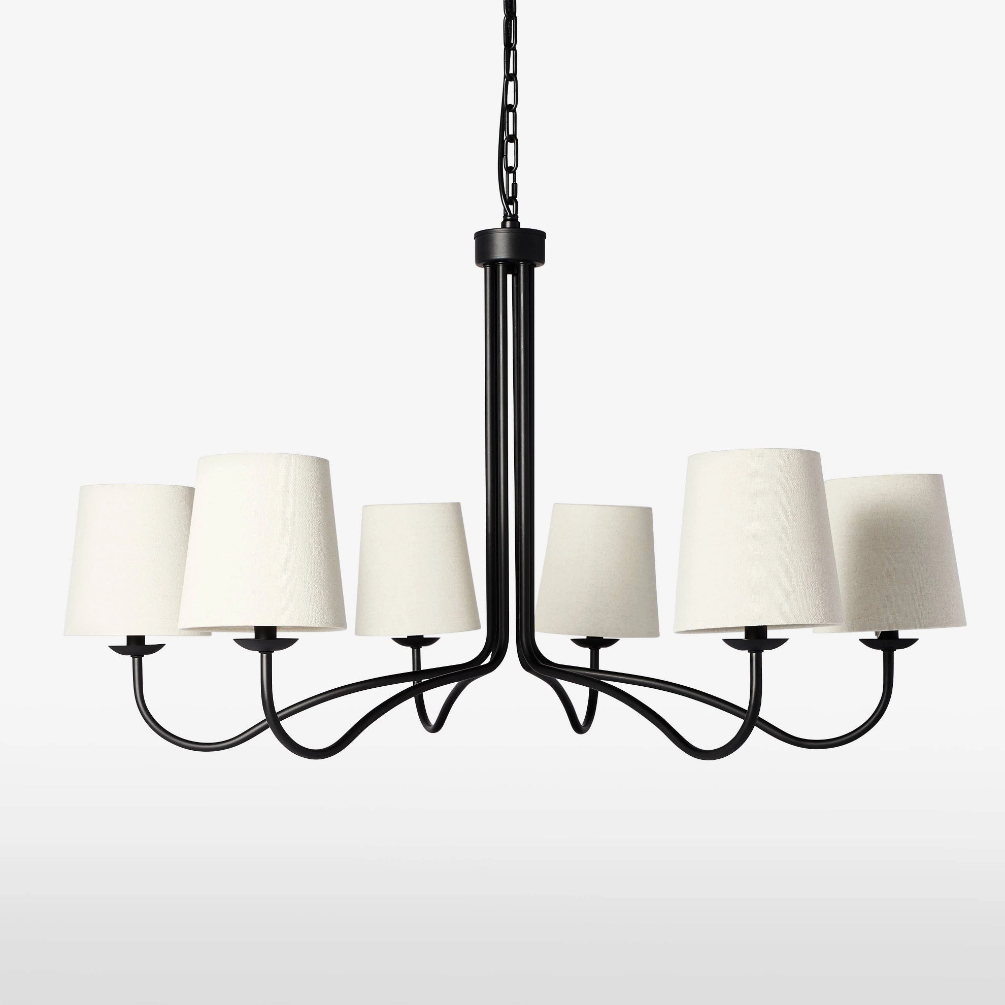 Kvennuvyn Eleganter Vintage-Stoff-Kronleuchter-Letslighting