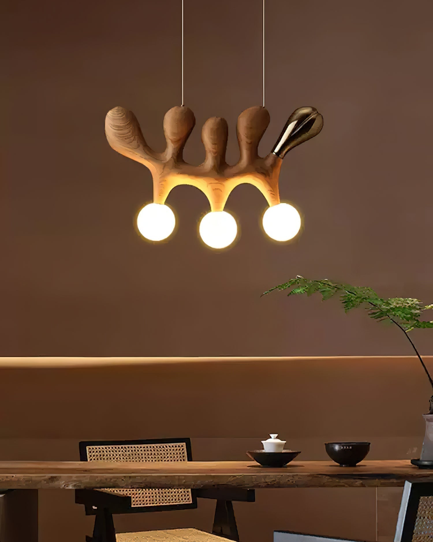 Sprout Zeitgemäße Holz-Pendelleuchte-Letslighting