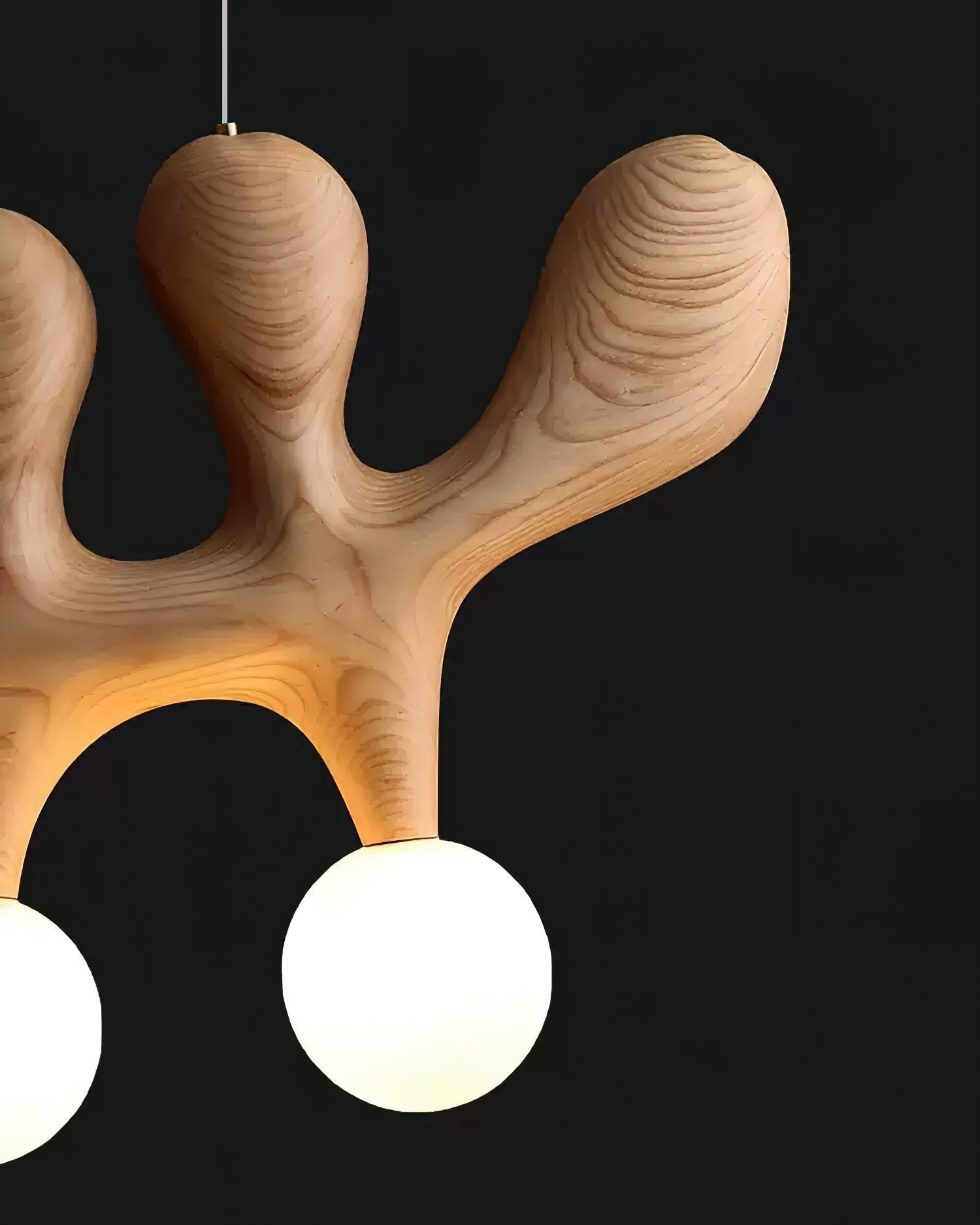 Sprout Zeitgemäße Holz-Pendelleuchte-Letslighting