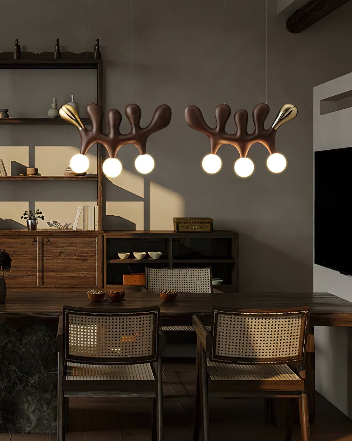 Sprout Zeitgemäße Holz-Pendelleuchte-Letslighting