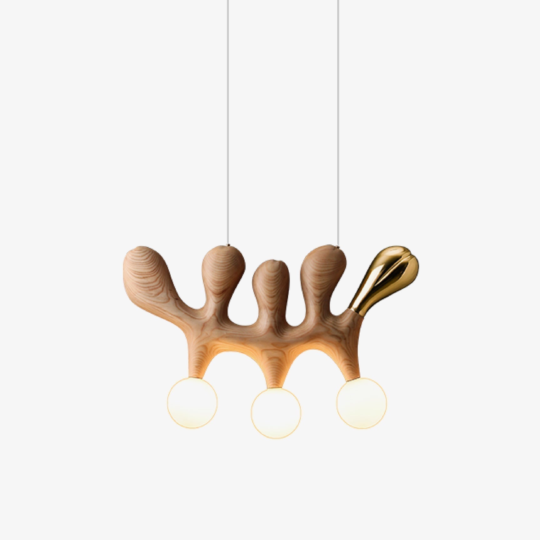 Sprout Zeitgemäße Holz-Pendelleuchte-Letslighting