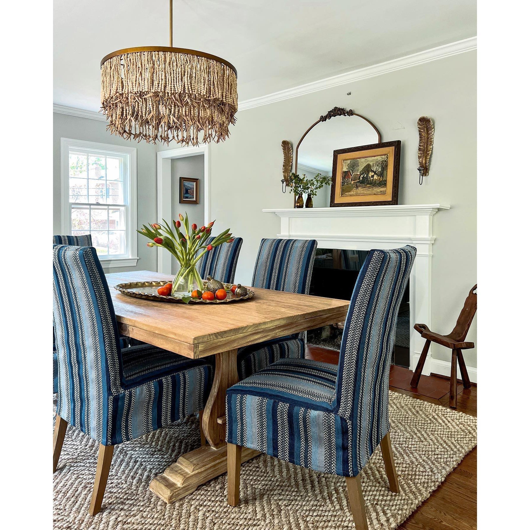 Ljomuvyn Moderne Vintage Holz-Deckenlampe Wohnzimmer-Letslighting