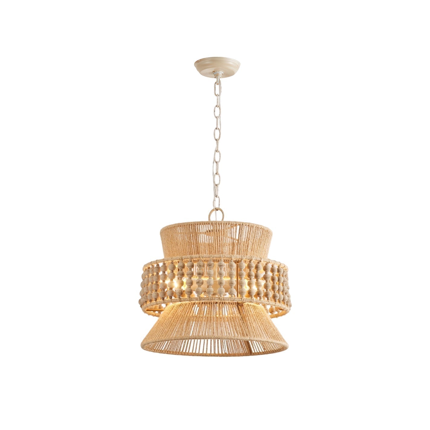 Kvennuvyi Natur Antigua Braun Pendelleuchte-Letslighting