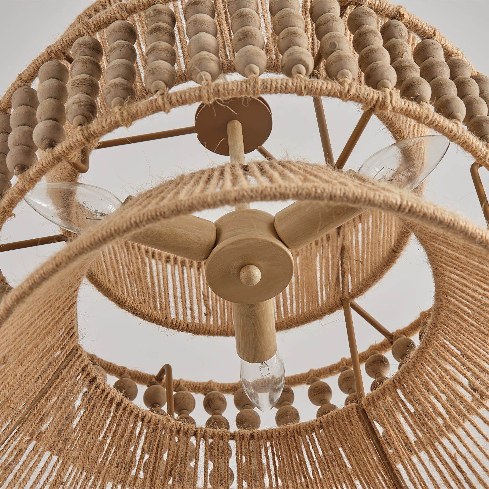 Kvennuvyi Natur Antigua Braun Pendelleuchte-Letslighting