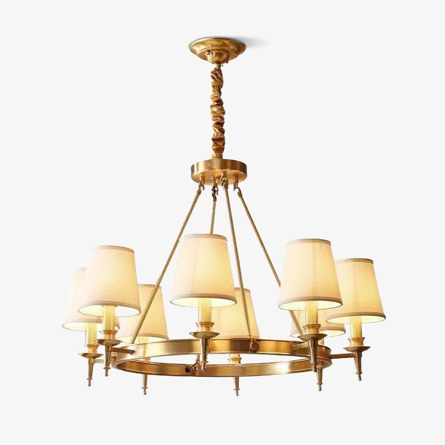 Antique Brass Chandelier - Blowlighting