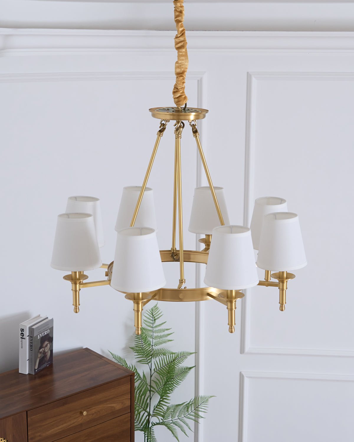 Antique Brass Chandelier - Blowlighting