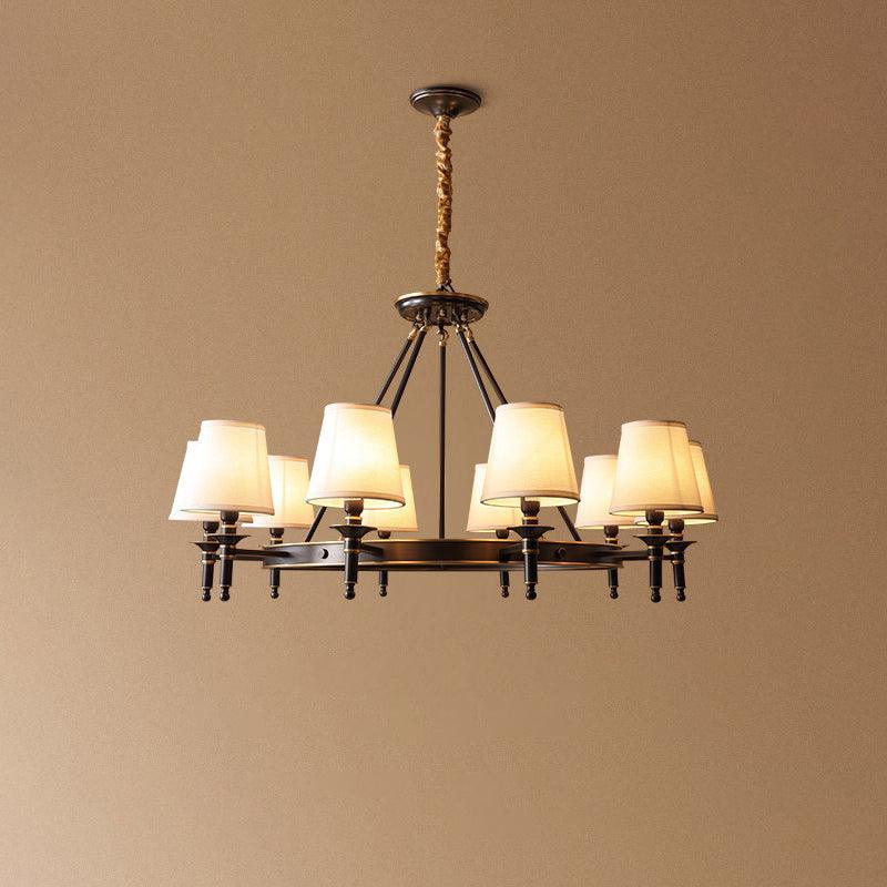 Antique Brass Chandelier - Blowlighting