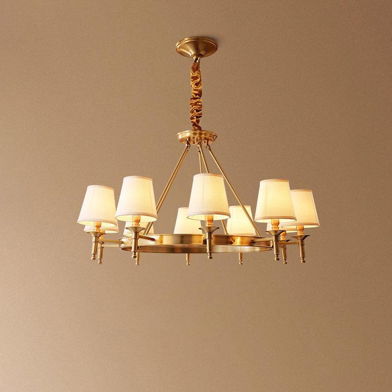 Antique Brass Chandelier - Blowlighting