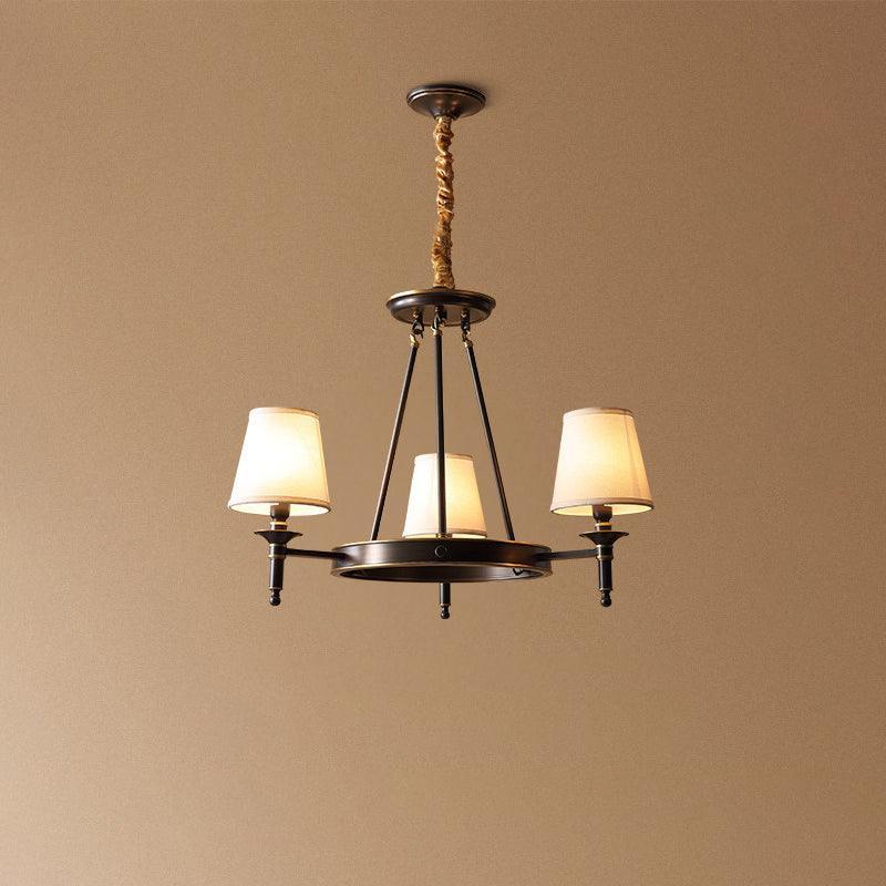 Antique Brass Chandelier - Blowlighting