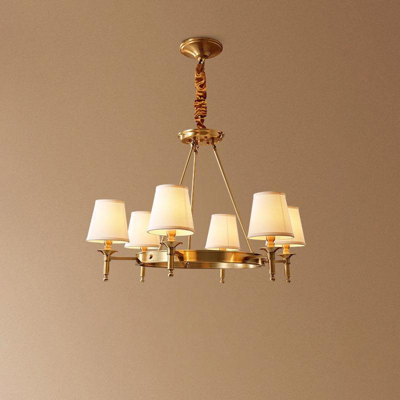 Antique Brass Chandelier - Blowlighting