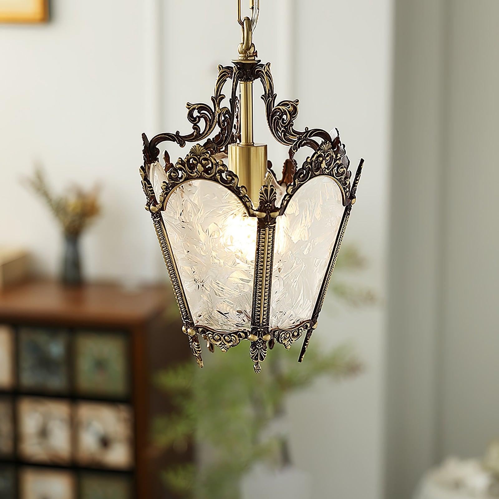 Lustra Pendelleuchte Messing Empire Antik Elegant-Letslighting