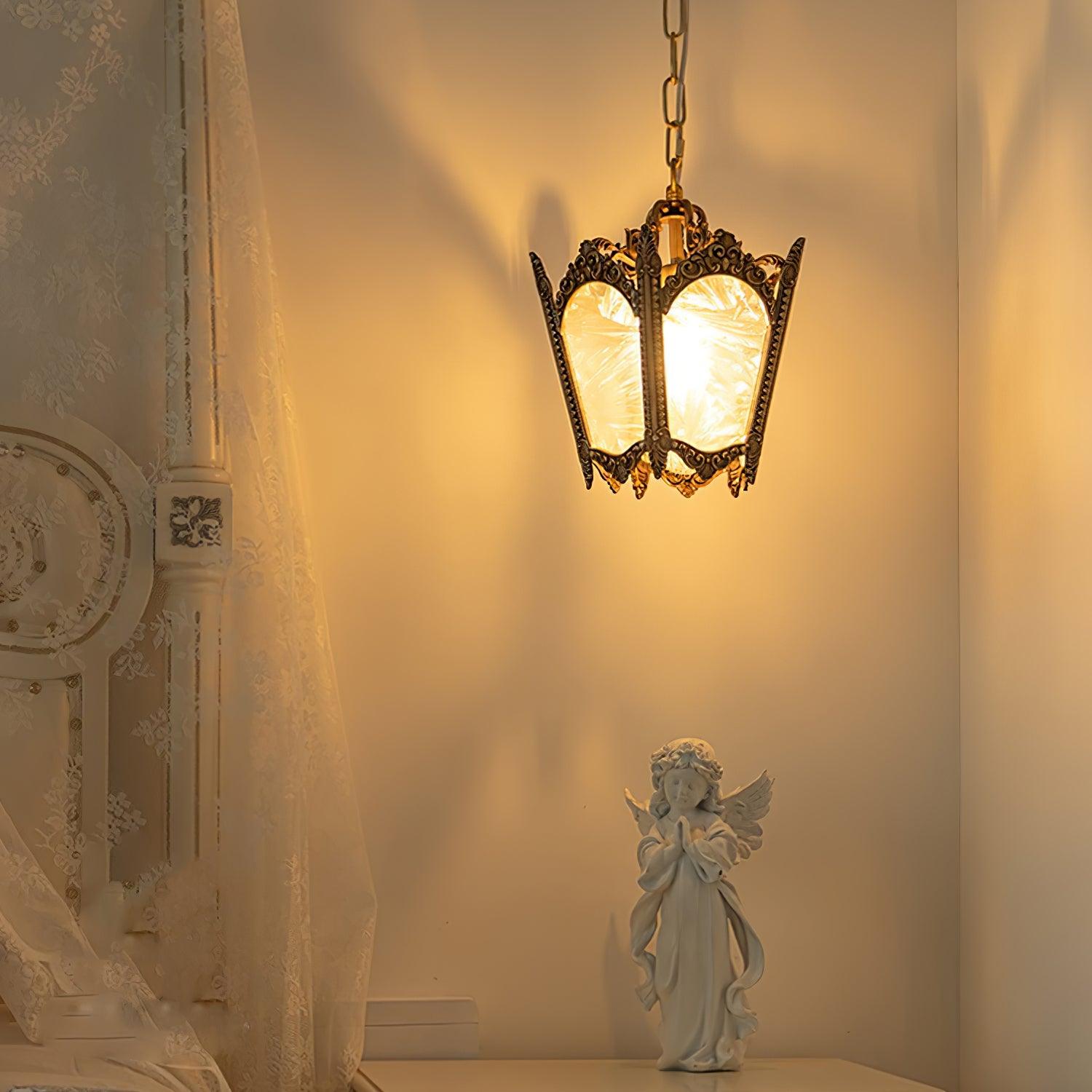 Lustra Pendelleuchte Messing Empire Antik Elegant-Letslighting