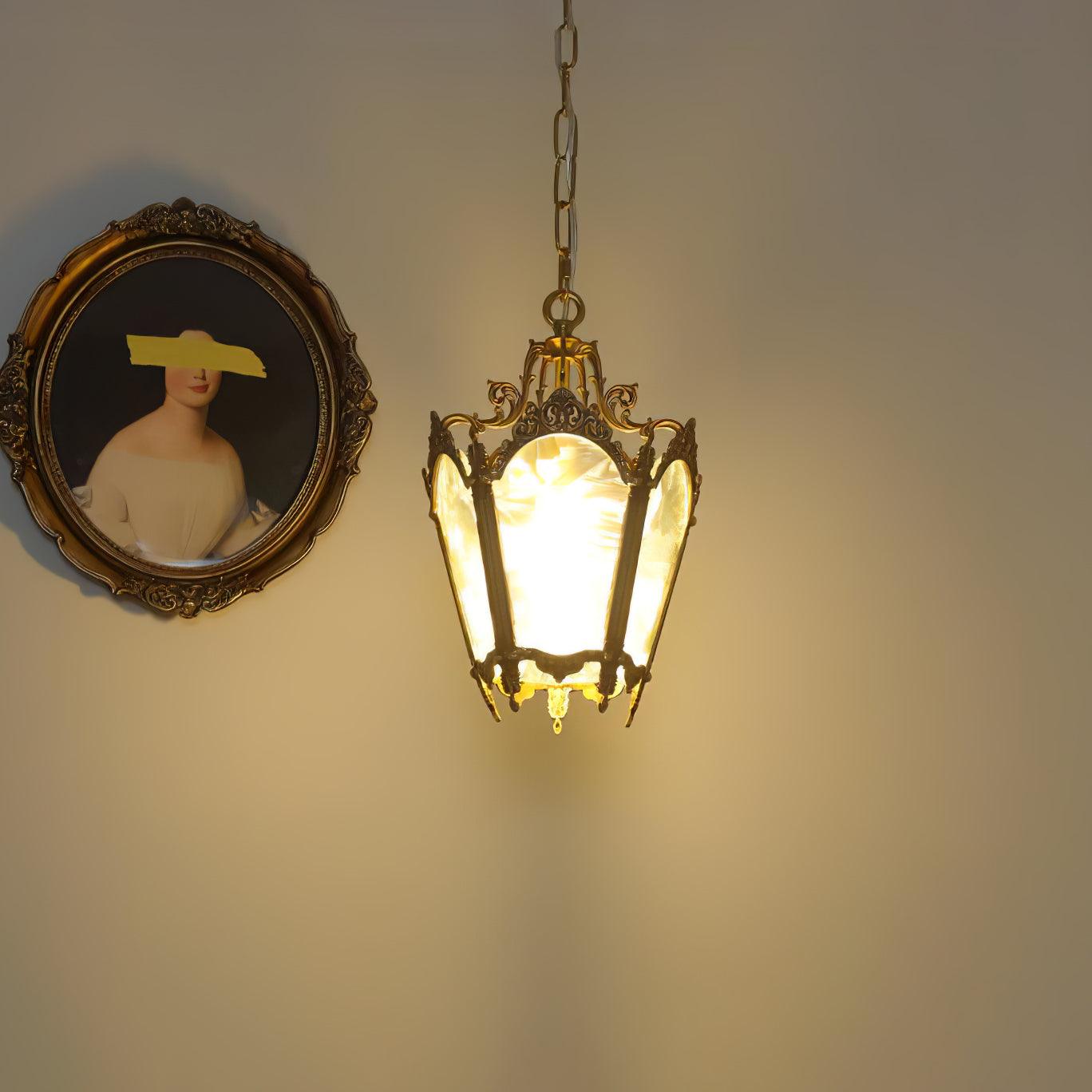 Lustra Pendelleuchte Messing Empire Antik Elegant-Letslighting
